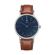 융커스 Junkers Dessau analogue quartz watch sapphire glass indexes.