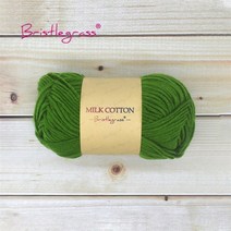 자이언트얀 뜨개질 bristlegrass 아크릴 크로 양모 원사 50g pom-poms 우유 면화 손 스레드 아기 스웨터 스카프 패브릭 바느질 공예, 올리브 빛깔 초록색