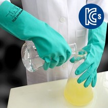 핸드맥스 니트로 내화학장갑 (12켤레), 1세트, 그린