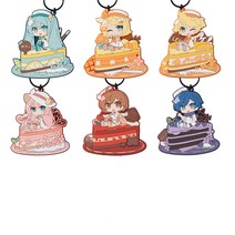 [Moeyu] VOCALOID 디저트 시리즈 PVC 키홀더 열쇠고리, KAITO, 1개