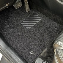 그랜드스타렉스 코일매트 자동차 차량 카 매트 1열, 엣지 없음, 스타리아 카고투어러(21~), 블랙