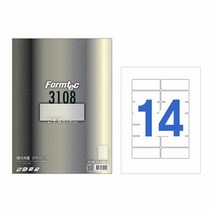 BK반투명라벨14칸 LC-3108(10매 레이저 99.1x38.1mm)