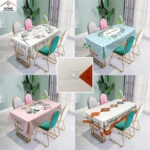 방수 4인용 6인용 2인용 식탁보 테이블보 테이블커버, 6~8인용, 09_꽃나비 식탁보