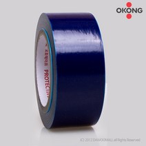 다우몰 오공 청 보호테이프 청랩 랩 표면 50mm * 150M, 청색, 1개