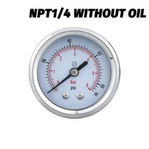 휠캡 tpms 젠더 자동차 휠 프로텍터 락볼트 Y50z 축 수압 게이지 스테인레스 스틸 쉘 스레드 연결 휴대용 진공 압력, 0-2.5Mpa+05