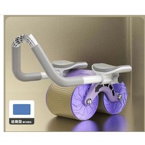 헬스기구 복부 롤러 휠 암 자동 리바운드 근육 훈련여성 플랫 지지대 플랭크 트레이너푸시업 롤, 10 보라색