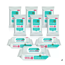 유한킴벌리 그린핑거 손소독 물티슈 210매 - 콤보(30매 x 3 + 20매 x 6), 30매 x 3 + 20매 x 6