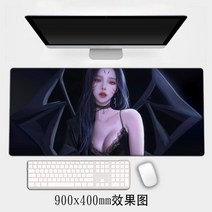 롤 게이밍 마우스 패드 LOL 장패드 리그 오브 레전드 kda 미끄럼방지 방수, 900x400mm, 5mm, 브라운 섹시 카사, 1개