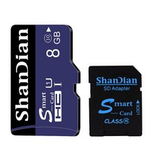 microsd 블랙박스칩 캠코더 스마트폰 메모리 고속 쓰기 카드 128GB SD 외부 저장 64GB 보라색 TF 32GB 리더 16GB 8GB 실제 용량, A