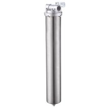 Amwater NSF 인증 스테인리스 스틸 필터 하우징 12.7cm5인치 카트리지용 1.9cm3/4인치 NPT 정수 304 집 전체 정화용12.7cm5인치 C USA 미국, 20