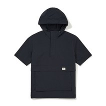 [국내매장판]스노우피크아노락 바람막이 루트 후디 반팔 Navy 네이비 S23MURAN65NY