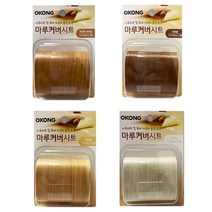 오공 나무마루 목재가구 장판 흠집 보수 마루커버시트 7.5cm x 90m 2매, 3.라이트브라운+사자야캔디
