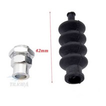 RC서보 아두이노서보모터 1pc rc 보트 큰 크기의 알루미늄 피팅 16.4mm 고무 벨로우즈 라디오 박스 씰 42mm 방향타에 서보 푸시로드 씰에 이상적, 둘 다