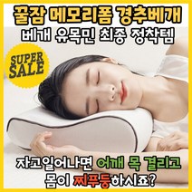 거북목베개교정 낮은경추 목주름 코골이방지 일자목 목디스크 목이편한 푹신한 베개, 목편한 경추베개 + 커버포함