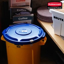 러버메이드 벤티드브루트 뚜껑(37L/75L/121L) 원두보관통 다용도 수납용기, 흰색, 37L 뚜껑