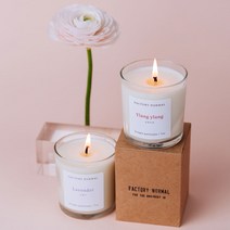 허브향 소이캔들 수제 향초 라벤더 일랑일랑향, 로터스