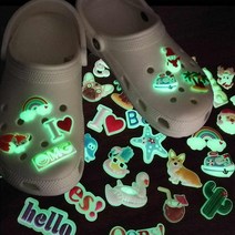 야광 지비츠 자비츠 크록스 악세사리 꾸미기 파츠