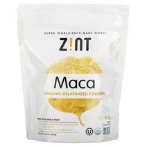 ZINT (진트) 마카 유기농 젤라틴화 파우더 16 oz (454 g), 8 온스