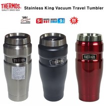 써모스 스테인리스 베큠 트래블 킹 텀블러 470ml 캠핑 등산 진공단열, Navy