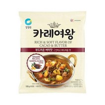청정원 간편식 청정원 카레여왕 부드러운 버터맛 108g 집밥 도시락 식자재 캠핑 별미, 21개