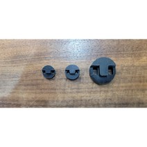 현악기 휴대용 고무 약음기 2구 버튼형 돼지코형 (바이올린 비올라 첼로) Instruments mutes Button type (violin viola cello)