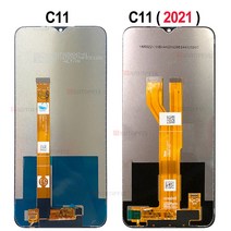 OPPO Realme C11 RMX2185 LCD 디스플레이 터치 스크린 디지타이저 어셈블리 휴대폰용 6.52 인치 2021 RMX, 한개옵션1, 03 C11 With Frame
