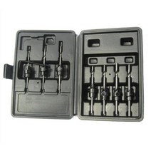 땅파는 기계 말뚝 타격봉 나무심는 기계 과수원 전문 카운터 싱크 드릴 비트 세트 7 개 탬퍼 나무 나사 스, 02 plastic case pack