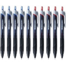 유니 제트스트림 10개, SXN-150-38 블루+레드