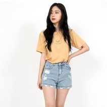 그저그녀 WP3026 627 스티치 구제 반바지