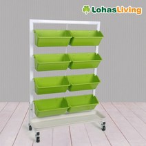 로하스리빙 스탠드 베란다 텃밭세트, 3.다크그린(DARK GREEN)