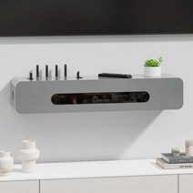 콘센트 가리개 티비선반 무타공 거치대 셋탑박스, S