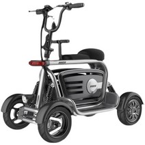 안전한 3발 오토바이 전기 삼륜차 미니 친환경 전기차, 48V 핑크 - 1회 완충 주행거리 50km