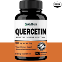 퀘르세틴 퀘르세톨 케르세틴 Quercetin 1000mg 120베지캡슐, 산두 케르세틴 1000mg 120베지캡슐, 1개, 120개