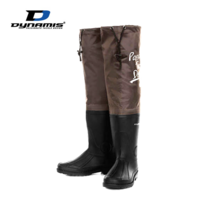 다이나 웨이더부츠 무릎장화 해루질 워킹루어 방수, M (260 ~ 270), 다크브라운