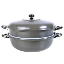 유진 FDA승인 유진 경질 2단 찜솥 38cm 대게 킹크랩 찜통 찜기 업소용 대형 가리비 새우 조개 꽃게 스팀 솥 만두, 본상품선택