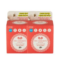 비앤비 구강청결멸균티슈(유기농순면) 30매, 2개, 60g