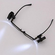 확대경 안경 클립 LED 조명 돋보기 독보기 후레쉬 독서 책보는 60대 70대, 확대경 M075