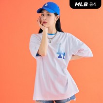 MLB 베이직 빅로고 반팔 티셔츠 LA (White) 205272