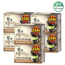 무궁화 참숯 때비누, 90g, 6개