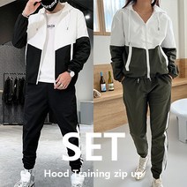 아노락 바람막이 상하세트 트레이닝복 후드 집업 세트