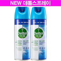 데톨 항균 스프레이 450ml 크리스프 브리즈 2개, 450ml 2개