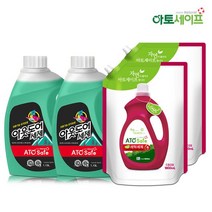 아토세이프 액상 세제 1.8L 2개+아웃도어전용 1.13L 2개, 단일옵션