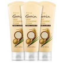 ASOME 곡물세안 딥 폼 클렌징, 220ml, 3개