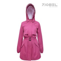 지오벨 코트형비옷 레인자켓 핑크 [골프우비 패션우비 우의], XL