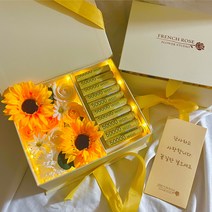 [프렌치로즈]추석 용돈선물 용돈박스 LED 시크릿커버, 옐로우