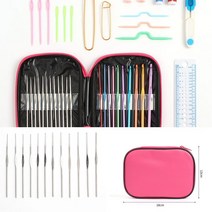 코바늘 손뜨개 10종세트(핑크) 코바늘수업 뜨개질DIY 뜨개