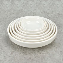 8cm 부터 13.4cm 플라스틱 앞접시 멜라민 반찬그릇 1p, 신찬기 4호(K-374)