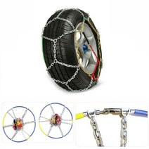 엑센트 아반떼XD 쉬운장착 사슬스노우체인 자동차월동준비 논슬립 사슬체인