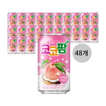 해태음료 코코팜 피치 핑크 복숭아 340ml 48캔