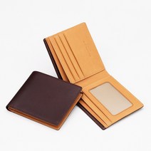 마뜨 남자 반지갑토스카나 이태리 통가죽 진브라운w24013 남성반지갑